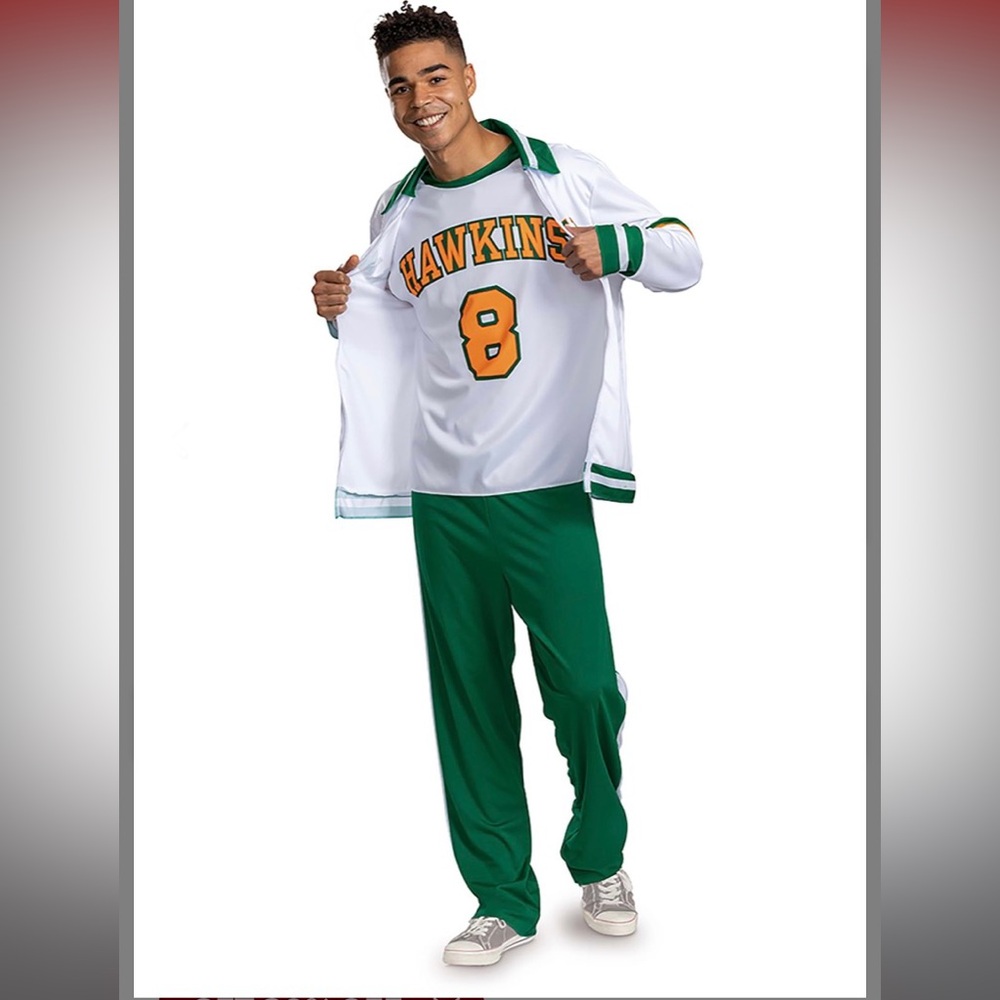New Disguise Stranger Things LUCAS Hawkins adult costume Medium 38-40